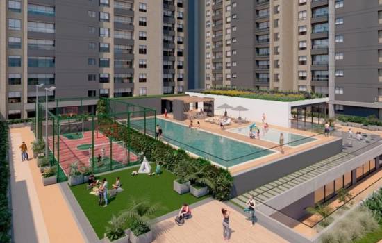Proyecto de vivienda Samán, apartamentos en venta en Medellín, Ciudad del Río de la constructora AMARILO.