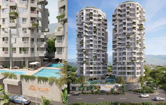Proyecto de vivienda Xua, apartaestudios en venta en Santa Marta, Rodadero de la constructora INVERSIONES Y CONSTRUCCIONES INCOL S.A.S.