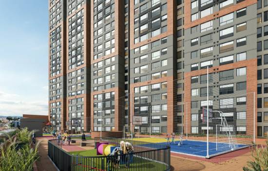 Proyecto de vivienda Murales - 38.80, apartamentos en venta en Bogotá, Las Brisas de la constructora CUSEZAR.