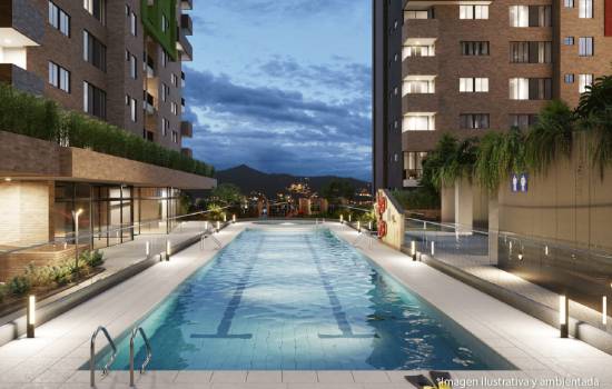 Proyecto de vivienda Civita - 60.18, apartamentos en venta en Envigado, Avenida Las Vegas de la constructora CONINSA S.A.S.