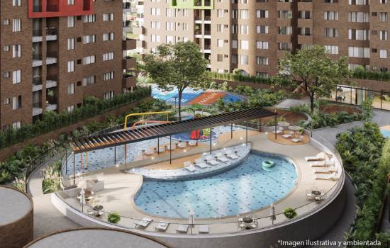 Proyecto de vivienda Civita - 60.18, apartamentos en venta en Envigado, Avenida Las Vegas de la constructora CONINSA S.A.S.