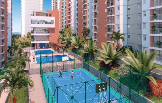 Proyecto de vivienda Parque Oriente Montevista - 63.03, apartamentos en venta en Floridablanca, El Bosque de la constructora MARVAL.