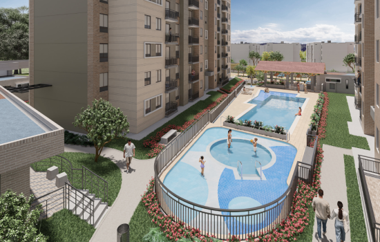 Proyecto de vivienda Torino - 54.08, apartamentos en venta en Ibagué, Hacienda Santa Cruz de la constructora PRODESA.