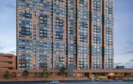 Proyecto de vivienda Murales - 36.02, apartamentos en venta en Bogotá, Las Brisas de la constructora CUSEZAR.
