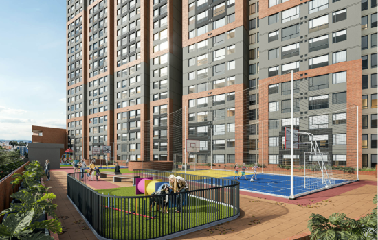 Proyecto de vivienda Murales - 36.02, apartamentos en venta en Bogotá, Las Brisas de la constructora CUSEZAR.