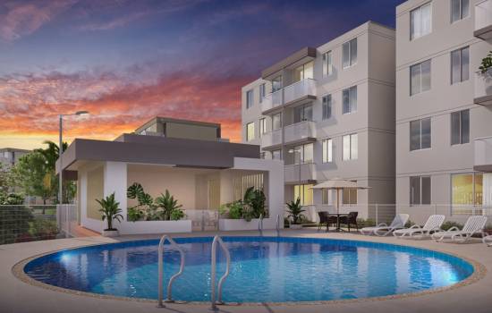 Proyecto de vivienda El Jardín Loto, apartamentos en venta en Cartagena, La Carolina de la constructora MARVAL.