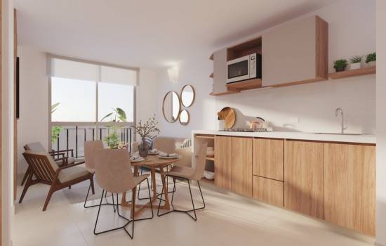Proyecto de vivienda Pietra, apartamentos en venta en Ibagué, Hacienda Santa Cruz de la constructora PRODESA.