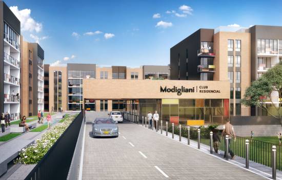 Proyecto de vivienda Modigliani Club Residencial - 79.52, apartamentos en venta en Cajicá, Milla de Oro de la constructora PROMOTORA ANDALUCIA.