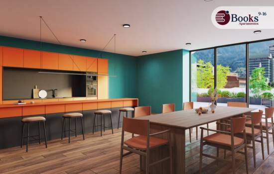 Proyecto de vivienda Books 9-16 - 24.31, apartamentos en venta en Bogotá, La Macarena de la constructora AKILA.