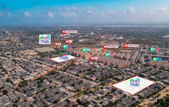 Proyecto de vivienda Villas Del Puerto - 48.00, casas en venta en Soledad, Ciudad del Puerto de la constructora CONSTRUCTORA BOLÍVAR.