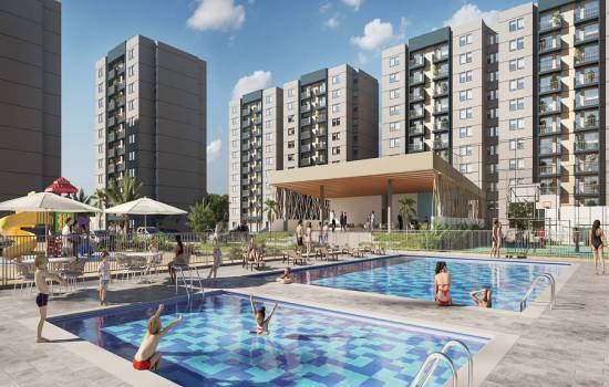 Proyecto de vivienda Tierralinda Del Lago - 64.32, apartamentos en venta en Cali, Ciudad Pacífica de la constructora CONSTRUCTORA COLPATRIA.