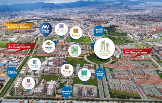 Proyecto de vivienda Peñón De Alicante - 75.84, apartamentos en venta en Bogotá, Tintal de la constructora MARVAL.