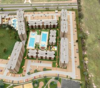 Proyecto de vivienda Aqualina Blue, apartamentos en venta en Girardot, Vía a Nariño de la constructora ALCABAMA.