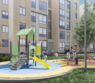 Proyecto de vivienda Bermellón, apartamentos en venta en Ibagué, Eco Ciudad De La Riviera de la constructora PRODESA.