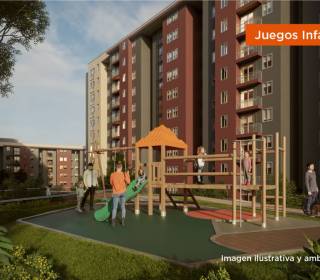 Proyecto de vivienda Kaizen, apartamentos en venta en Rionegro, Nueva Vía al Tanque de la constructora CONINSA S.A.S.