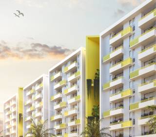Proyecto de vivienda Belo Horizonte, apartamentos en venta en Cartagena, Carioca Condominio de la constructora INGENAL ARQUITECTURA & CONSTRUCCIÓN.