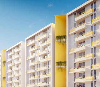 Proyecto de vivienda Belo Horizonte, apartamentos en venta en Cartagena, Carioca Condominio de la constructora INGENAL ARQUITECTURA & CONSTRUCCIÓN.