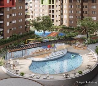 Proyecto de vivienda Civita, apartamentos en venta en Envigado, Avenida Las Vegas de la constructora CONINSA S.A.S.