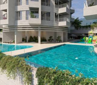 Proyecto de vivienda Xua, apartaestudios en venta en Santa Marta, Rodadero de la constructora INVERSIONES Y CONSTRUCCIONES INCOL S.A.S.