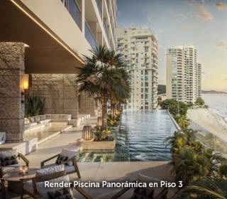 Proyecto de vivienda Reserva Del Mar Puerto Gaira, apartamentos en venta en Santa Marta, Rodadero de la constructora AR CONSTRUCCIONES.