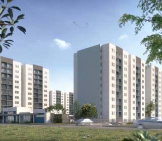 Proyecto de vivienda Tierralinda Del Rio, apartamentos en venta en Cali, Ciudad Pacífica de la constructora CONSTRUCTORA COLPATRIA.