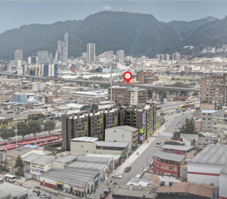 Proyecto de vivienda Triventto Apartamentos, apartaestudios en venta en Bogotá, Santa Fé de la constructora AMBIENTTI CONSTRUCTORA INMOBILIARIA S.A.