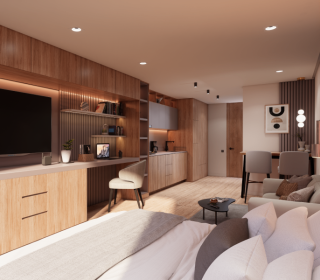 Proyecto de vivienda Mava 92, apartaestudios en venta en Bogotá, Chicó de la constructora CONSTRUCTORA OSPINA ASOCIADOS.