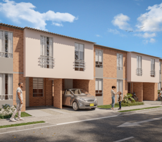 Proyecto de vivienda Casas Valterra, casas en venta en Cali, Vía Puerto Tejada de la constructora INACAR S.A..