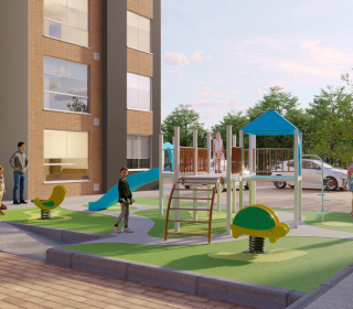 Proyecto de vivienda Reserva Del Gualí, apartamentos en venta en Mosquera, El Trébol de la constructora URBANSA.