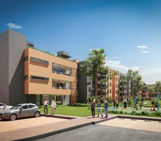 Proyecto de vivienda Aika Mosquera, apartamentos en venta en Mosquera, El Trébol de la constructora URAKI CONSTRUCTORA.