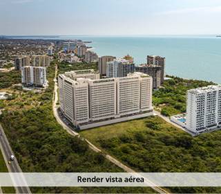 Proyecto de vivienda Reserva Del Mar Bello Horizonte 3, apartaestudios en venta en Santa Marta, Bello Horizonte de la constructora AR CONSTRUCCIONES.