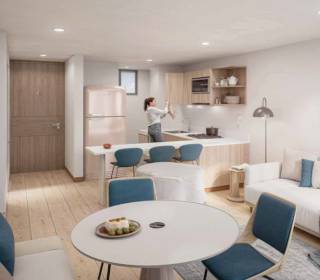Proyecto de vivienda Siete 167, apartaestudios en venta en Bogotá, Usaquén de la constructora IKONSTRUIR SAS.