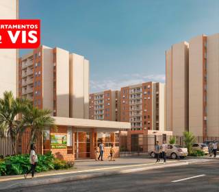 Proyecto de vivienda El Turpial, apartamentos en venta en Cali, Villa Fatima de la constructora CUSEZAR.