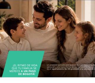 Proyecto de vivienda Fibonacci Parque Residencial, apartamentos en venta en Cajicá, Canelón de la constructora URBANSA.