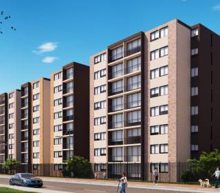 Proyecto de vivienda Altamorada II, apartamentos en venta en Tocancipá, Vereda el Verganzo de la constructora COMPENSAR.