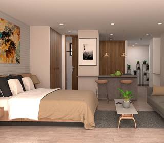 Proyecto de vivienda 16-95 Apartamentos, apartaestudios en venta en Bogotá, Chicó de la constructora ARBO.