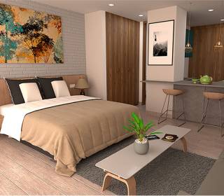 Proyecto de vivienda 16-95 Apartamentos, apartaestudios en venta en Bogotá, Chicó de la constructora ARBO.