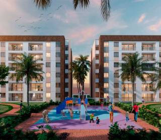 Proyecto de vivienda Solé, apartamentos en venta en Jamundí, Avenida Cañasgordas de la constructora CONSTRUCTORA BOLÍVAR.