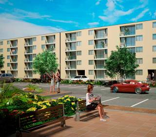 Proyecto de vivienda Ciudad Del Parque Bari, apartamentos en venta en Soledad, Ciudad del Parque de la constructora MARVAL.