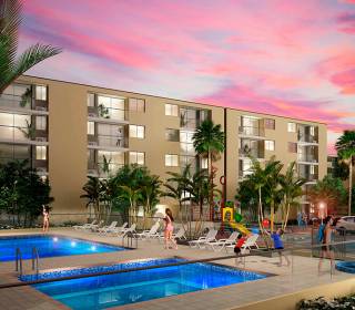 Proyecto de vivienda Ciudad Del Parque Bari, apartamentos en venta en Soledad, Ciudad del Parque de la constructora MARVAL.
