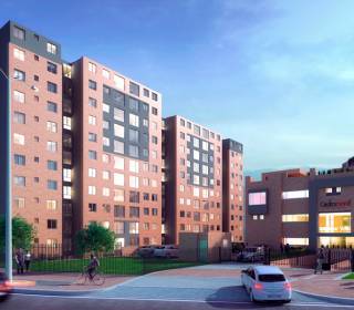 Proyecto de vivienda Cedromonti, apartamentos en venta en Zipaquirá, El Cedro de la constructora COMPENSAR.