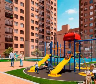 Proyecto de vivienda Gregal, apartamentos en venta en Bogotá, Montevideo de la constructora CUSEZAR.