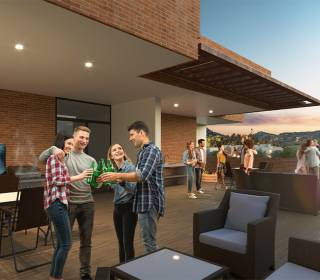 Proyecto de vivienda Verdemonte, apartamentos en venta en La Calera, Vía Bogotá-Calera de la constructora CUSEZAR.