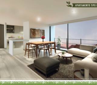 Proyecto de vivienda Verdi Reservado, apartamentos en venta en Chía, Río Frio de la constructora MAKRO INMOBILIARIA.