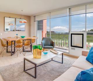 Proyecto de vivienda Azul Club Residencial Turquesa , apartamentos en venta en Madrid, La Prosperidad de la constructora ONCE CONSTRUCTORA SAS.