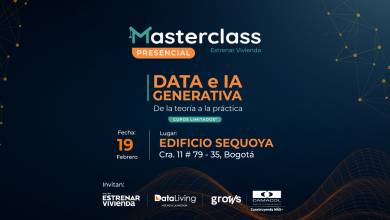 Masterclass Data e IA Generativa presencial en Bogotá – Estrenar Vivienda.