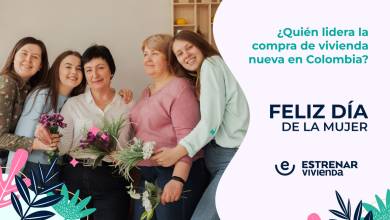 mujeres lideran la compra de vivienda en Colombia