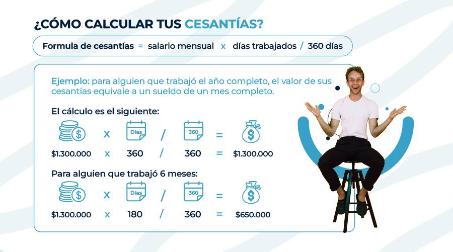 formula cesantías 
